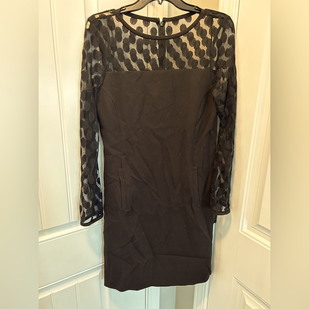 Eliza J. Regal Collection Women’s Black Polka Dot Sleeve Dress Size 6